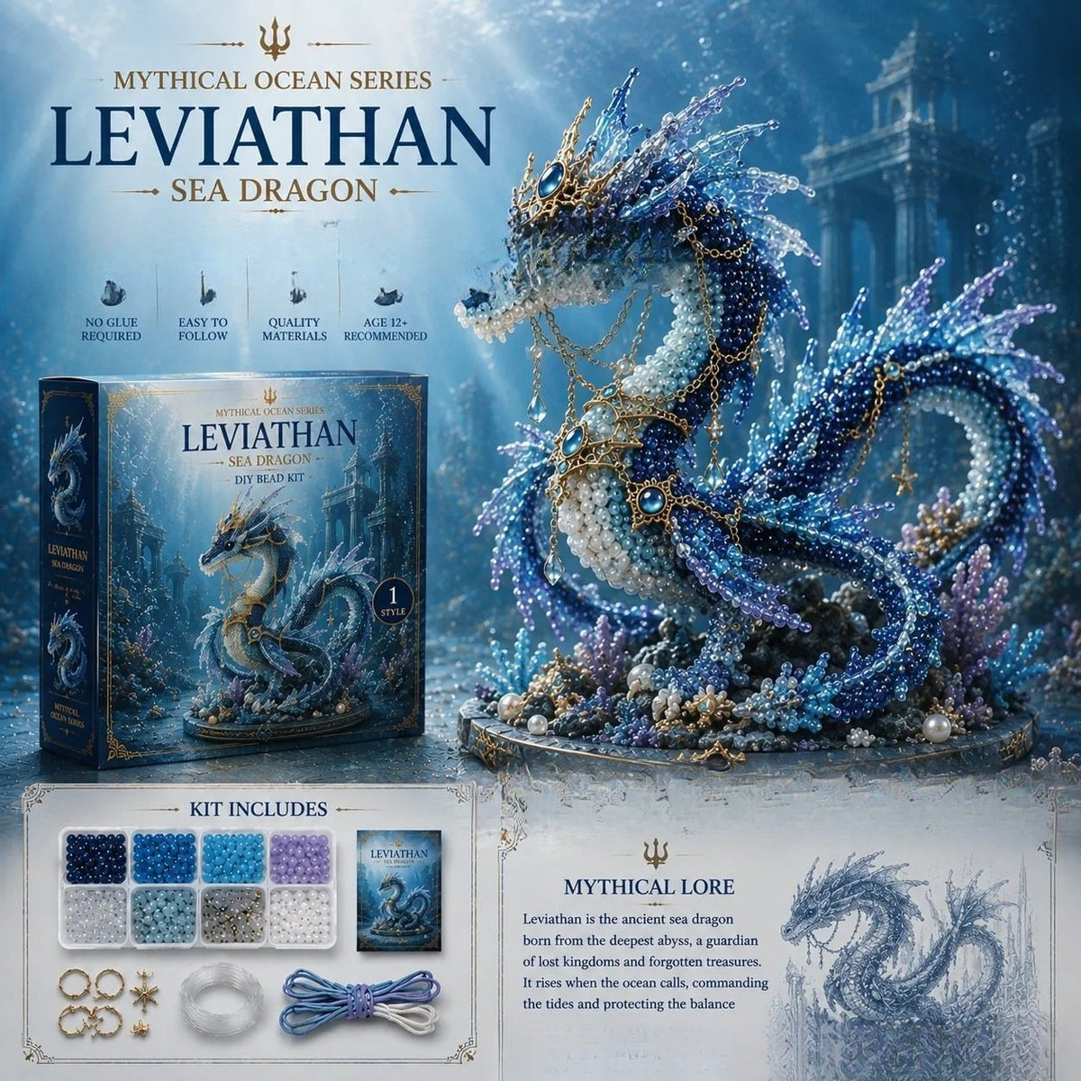 🌊 Mythical Ocean DIY Bead Kit