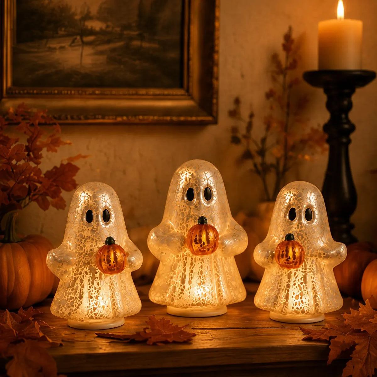 🎁 Last Day 50% OFF – 👻Glowing Ghost Set (3 pieces)