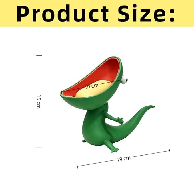 Cute multi-functional lizard stand, monster mouth storage box, soap box