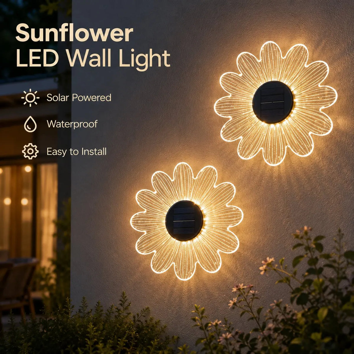 Sunflower Modern LED Wall Lamp