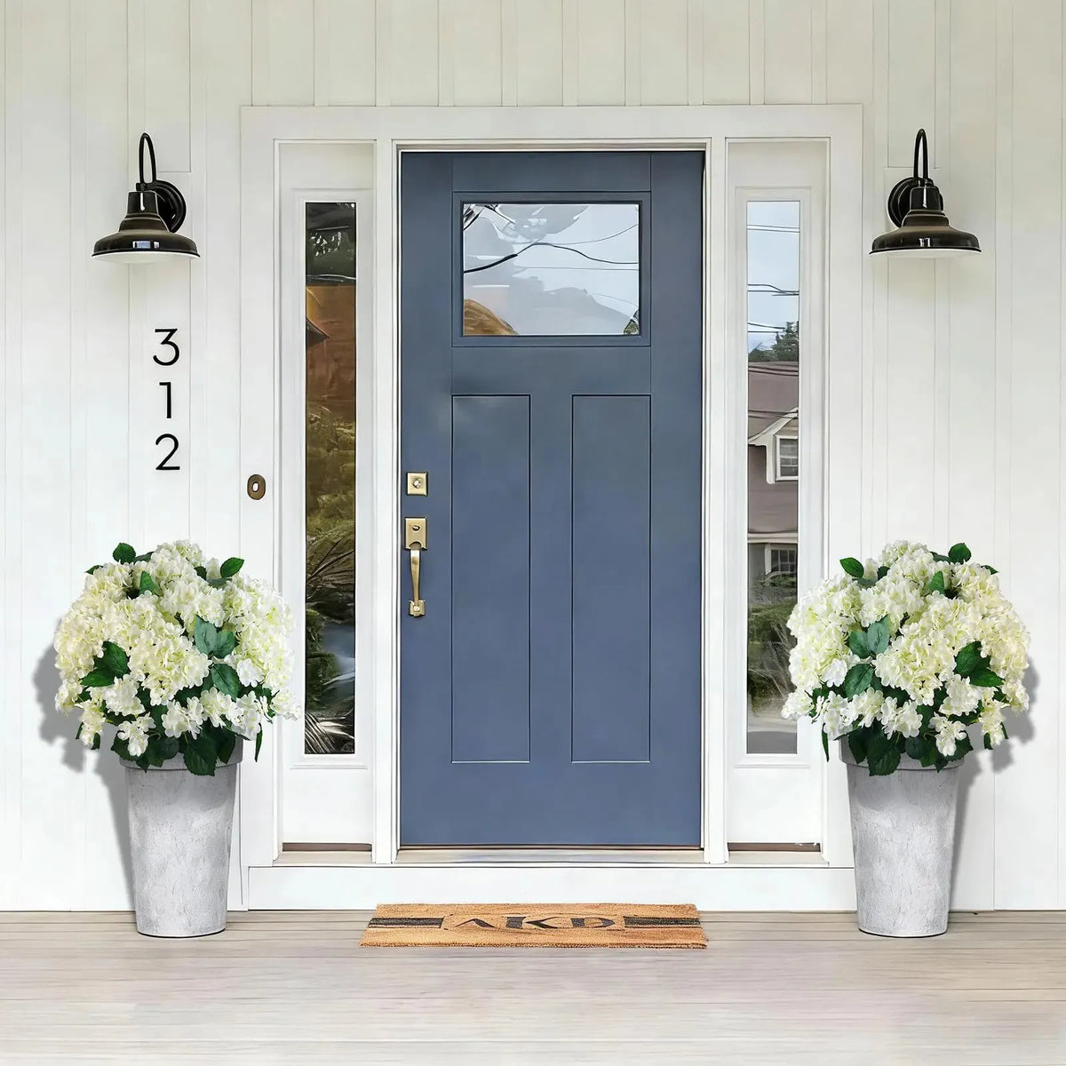✨This Week's Special Price $26.99💥🔥Artificial Outdoor Hydrangea Flowers - UV resistant, Waterproof, Windproof