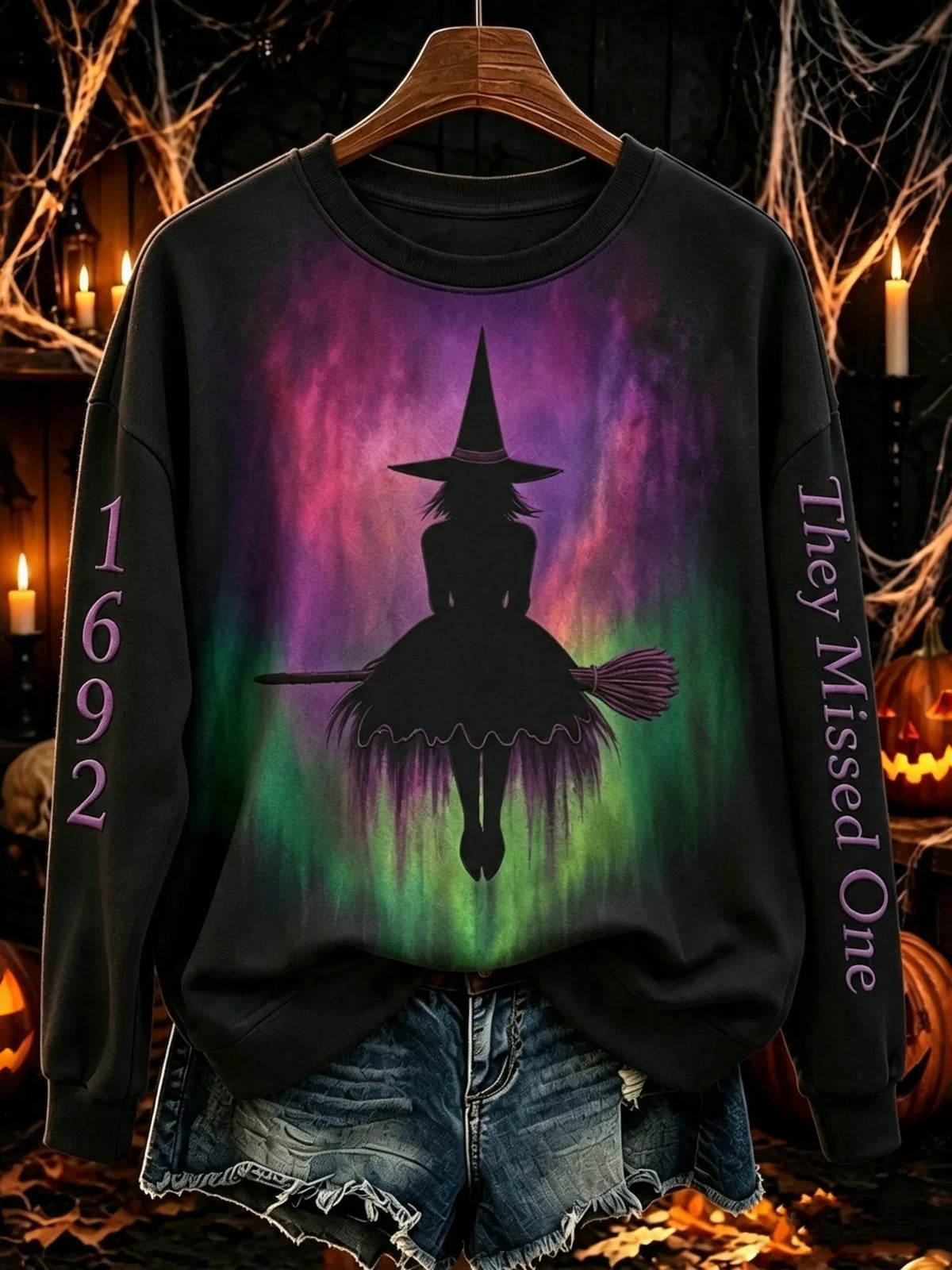 1692 They Missed One Halloween Women's Crew Neck Sweatshirt