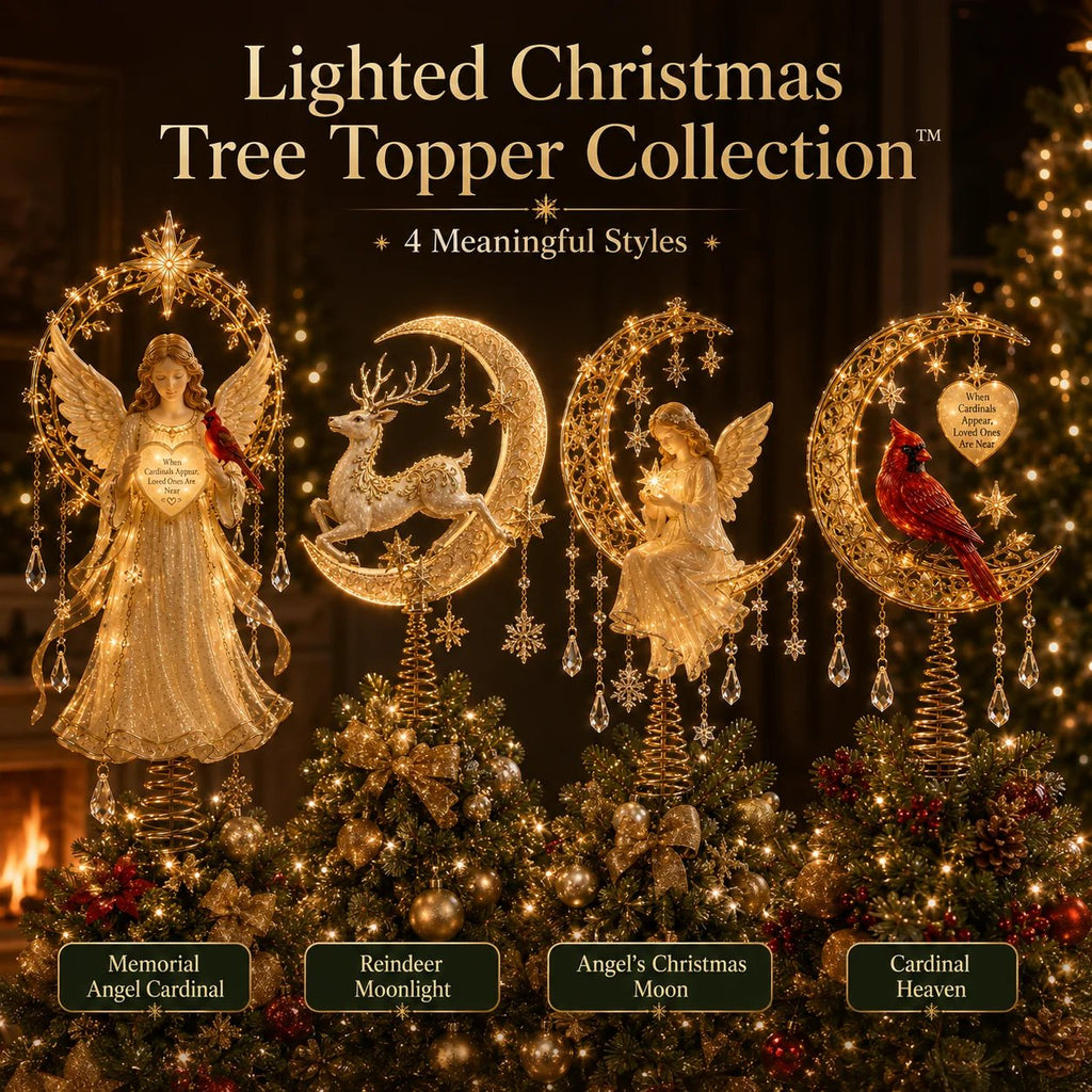 🎄Meaningful Christmas Tree Topper CollectionTM – Lighted Holiday Keepsakes