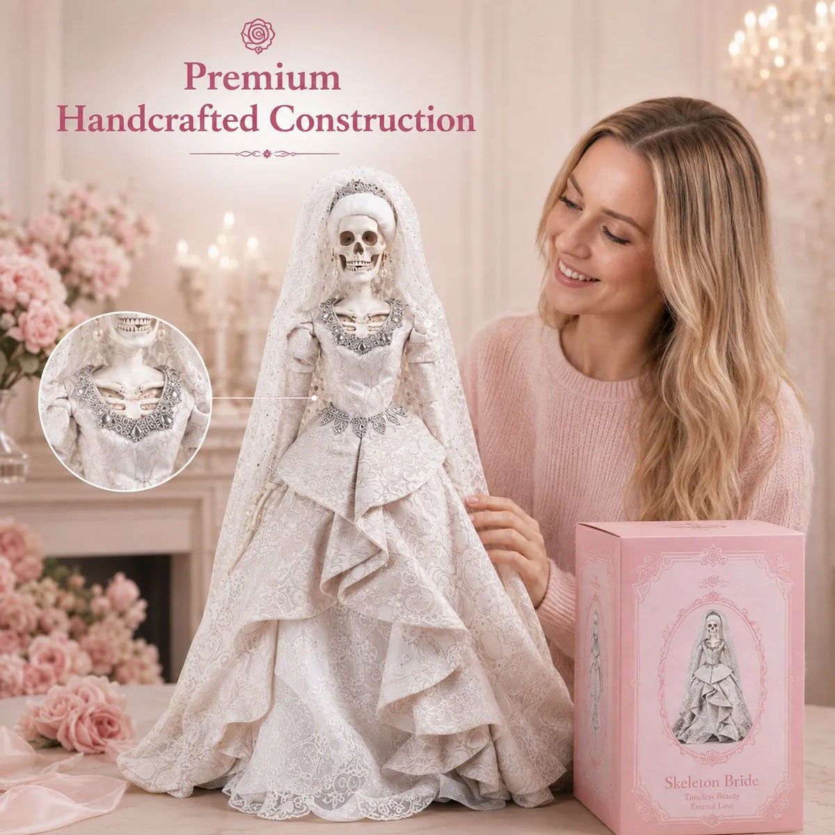 👰‍♀️Halloween Skeleton Bride Statue (Free Shipping)