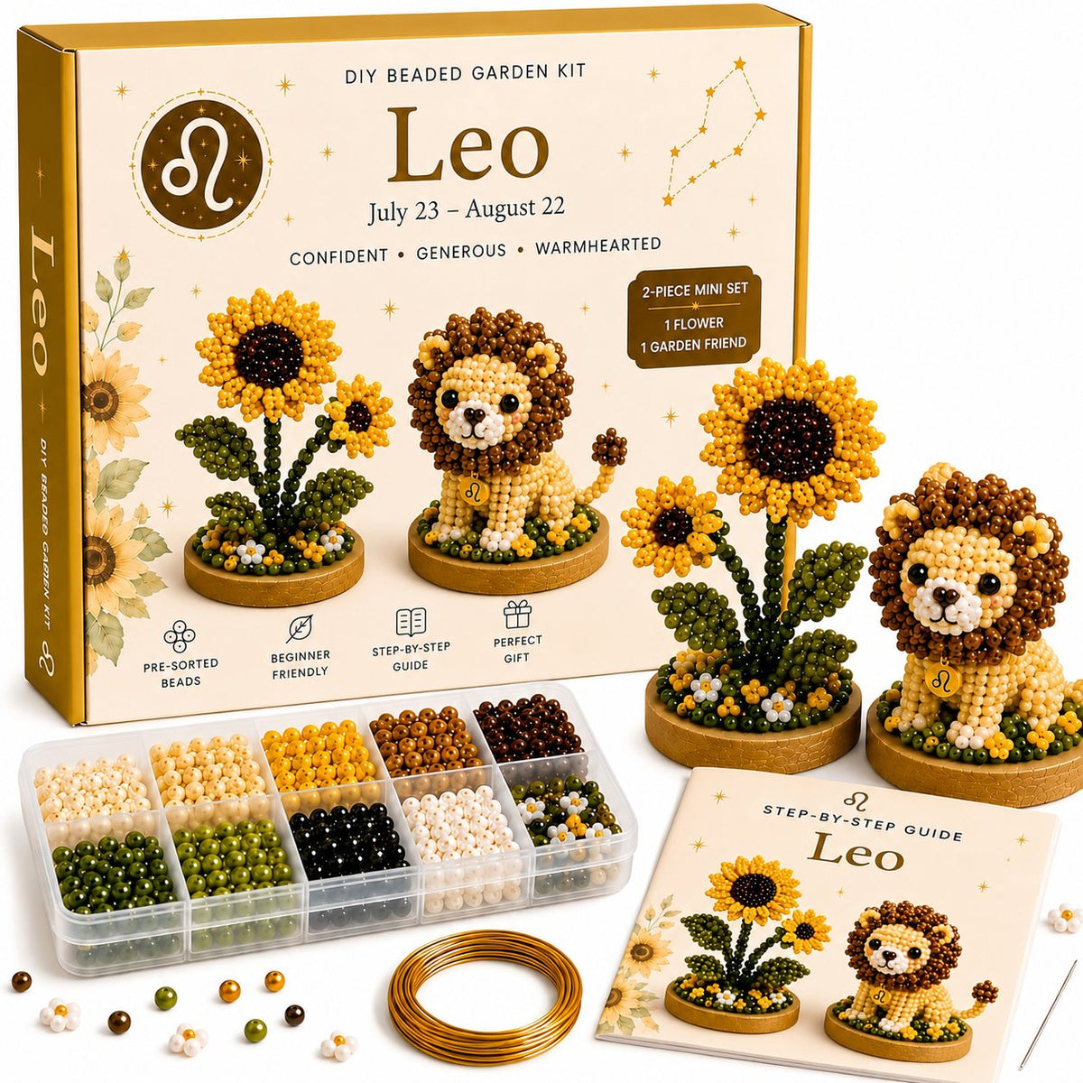 12 Zodiac Signs DIY Beaded Garden Craft Kit