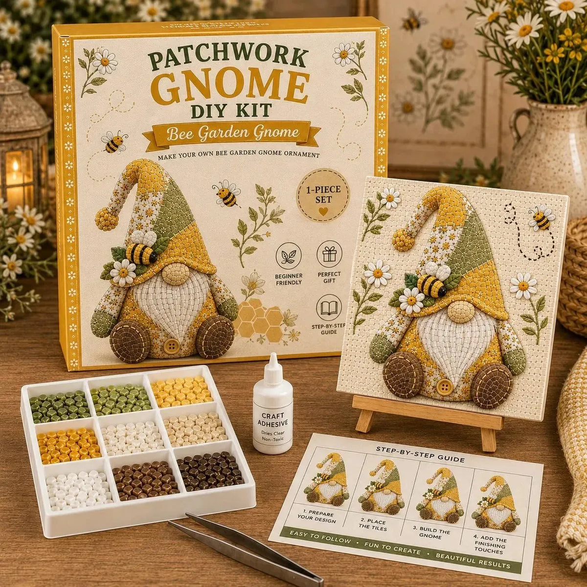 🔥HOT SALE 49% OFF -  DIY🌸Gnome Mosaic Art Kit – Create Your Own Charming Handmade Masterpiece