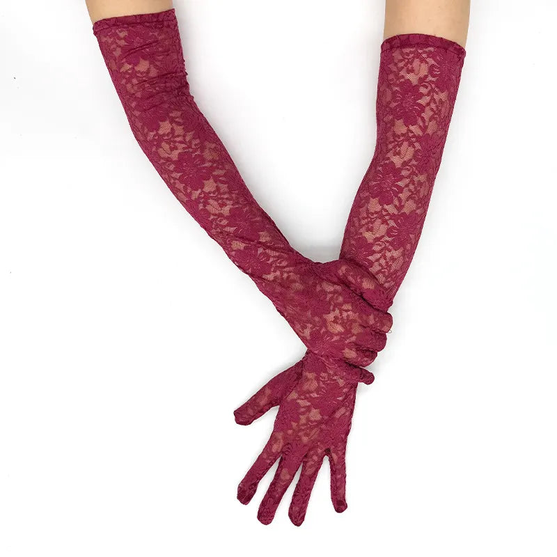Women's Halloween  Cos Lace Gloves