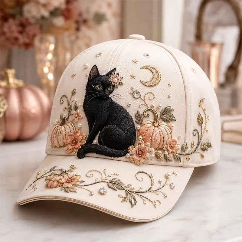 🔥Last Day 50% OFF – 🧙‍♀️✨3D Halloween Embroidery Cap🧢 (Soft, Breathable & Easy To Style With A Comfortable Adjustable Strap)