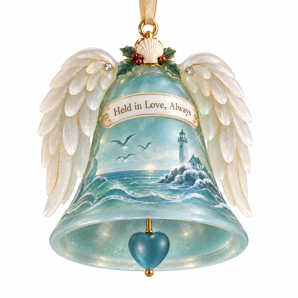 Coastal Christmas Bell Ornament