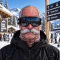 Funny Realistic Face Ski Mask – Hilarious Winter Party Gear for Outdoor Groups