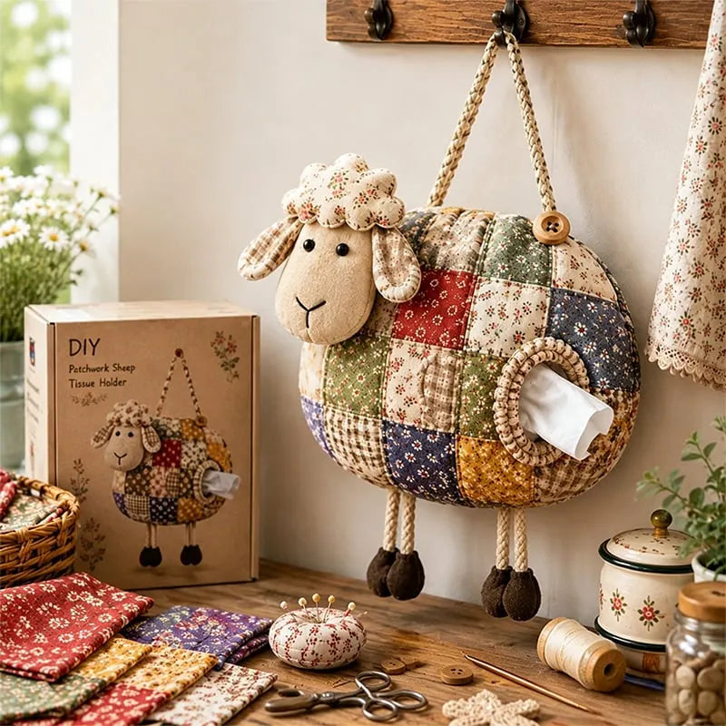 DIY Patchwork Animal Tissue Box