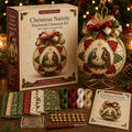 ⛪ Christmas Nativity Patchwork Ornament DIY Kit