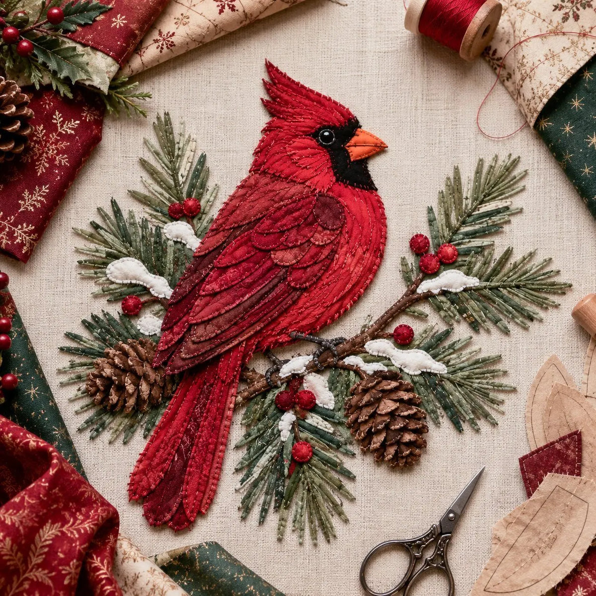 🎄 DIY Christmas Fabric Wall Hanging Kit | Create Your Own Quilted Santa, Angel & More | Cozy Holiday Door Decor for Home & Gift Giving 🎅
