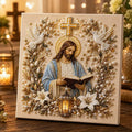 🔥 Last Day 49% OFF – ✝️ DIY Jesus Pearl Art Kit | 3D Pearl-Style Christian Artwork for Prayer Corners & Faith Gifts