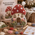 🏡Whimsical Village 3D Fabric Poke Art Kit