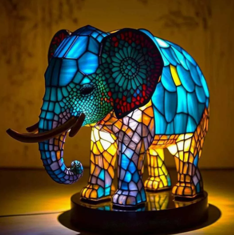 Magic LED Seven‑Color Mushroom Lamp Ornament, Creative Resin Home Decor, USB Powered Luminous Decoration