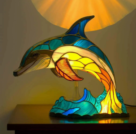 Magic LED Seven‑Color Mushroom Lamp Ornament, Creative Resin Home Decor, USB Powered Luminous Decoration