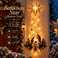 ✨✝️ Bethlehem Star of Faith – Lighted Nativity Wall Decor✝️