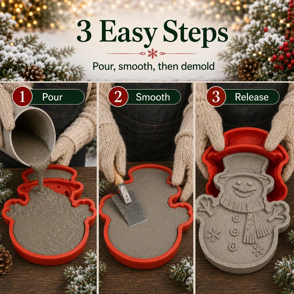 💥 LAST DAY 49% OFF – ☃️ Reusable Snowman Garden Path Maker – Make Your Winter Garden Truly One of a Kind (📦 Buy 2, Get Free Shipping)
