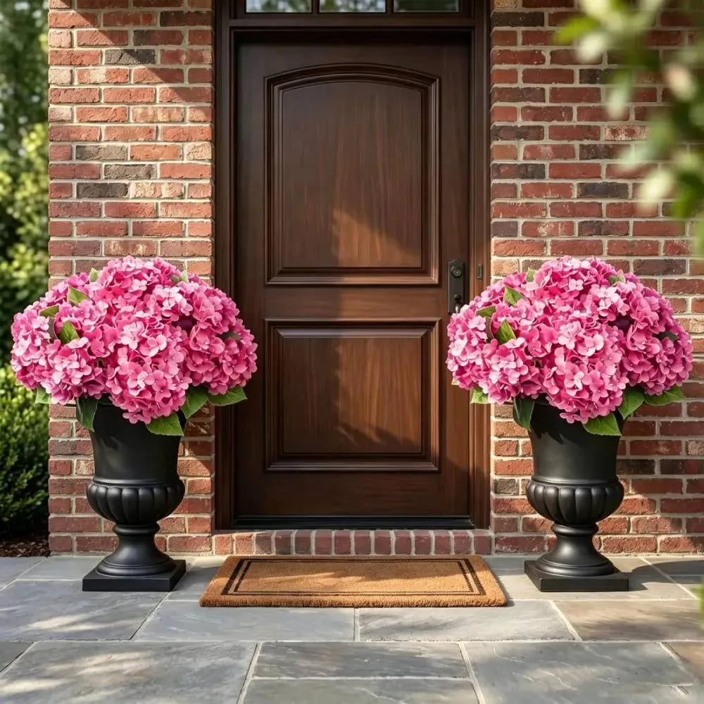 ✨This Week's Special Price $26.99💥🔥Artificial Outdoor Hydrangea Flowers - UV resistant, Waterproof, Windproof