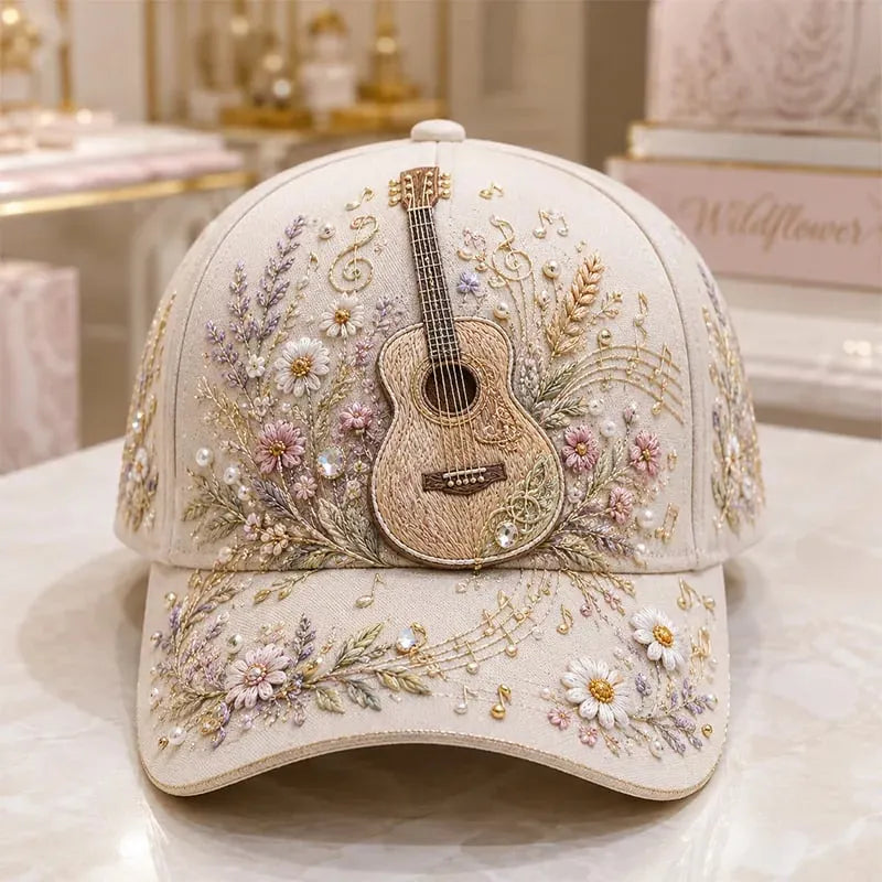 🔥LAST DAY 49% OFF - 🎵✨ 3D Musical Instrument Embroidery Cap