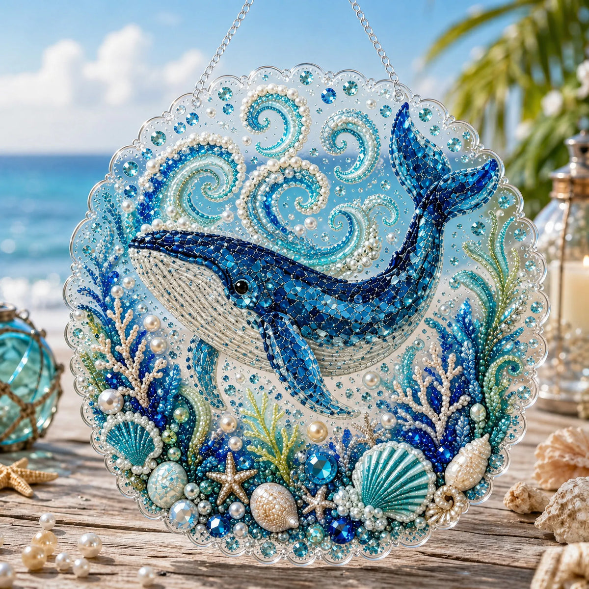 🔥 Last Day 49% OFF - 🌊✨Ocean Pearl Art DIY Hanging Ornament Kit(📦Buy 2 Free Shipping)