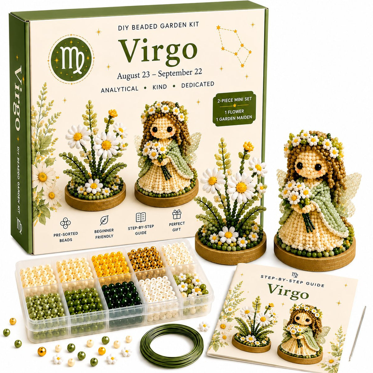 12 Zodiac Signs DIY Beaded Garden Craft Kit
