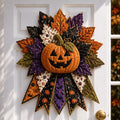 🔥Last Day 49% OFF - 🎃DIY Quilted Halloween Pumpkin Door Hanger Kit(📦Buy 2 Free Shipping)