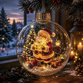 🎄Glowing Christmas Diorama Ornament – A Tiny Winter World in Your Hands