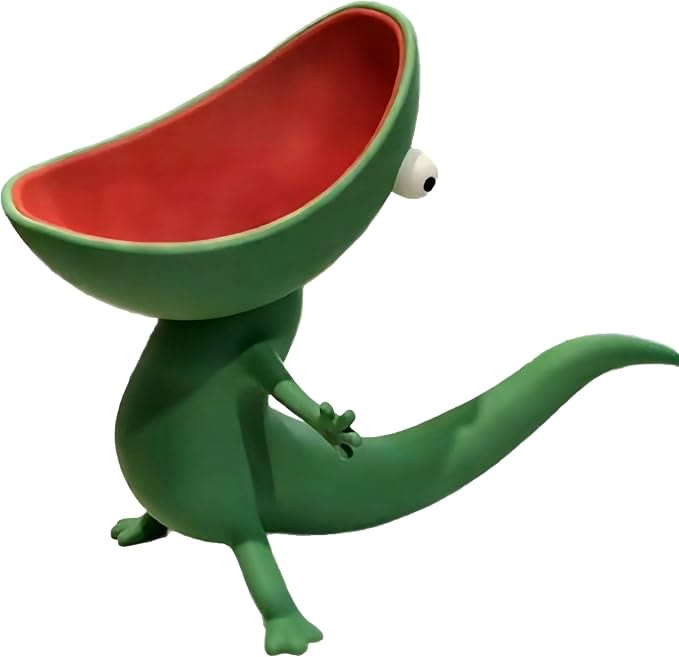 Cute multi-functional lizard stand, monster mouth storage box, soap box