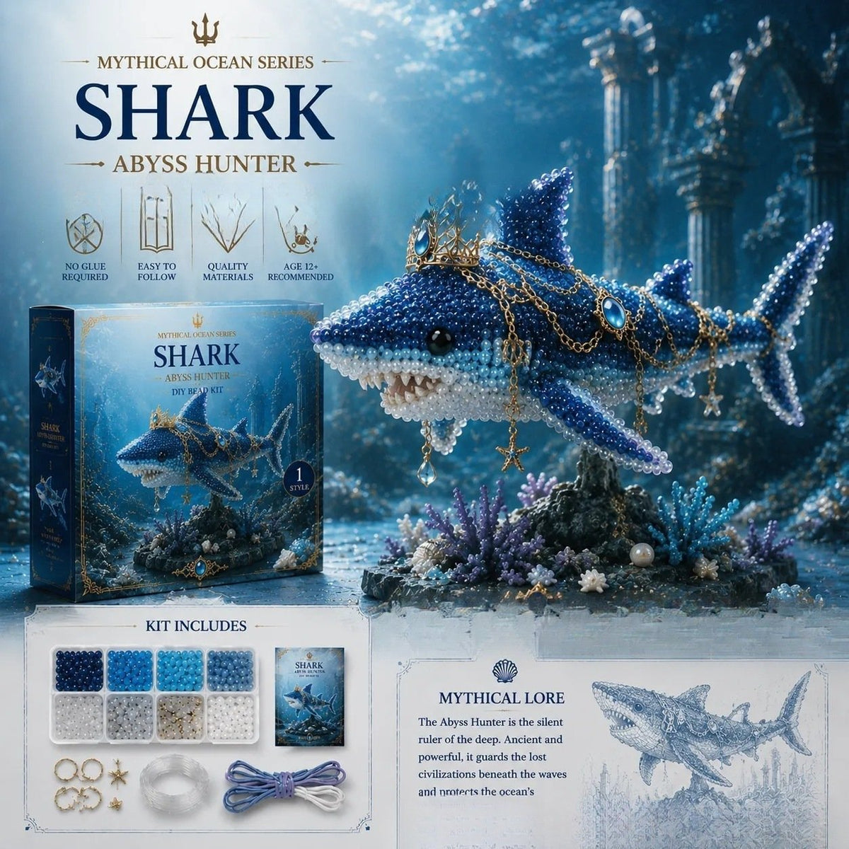 🌊 Mythical Ocean DIY Bead Kit