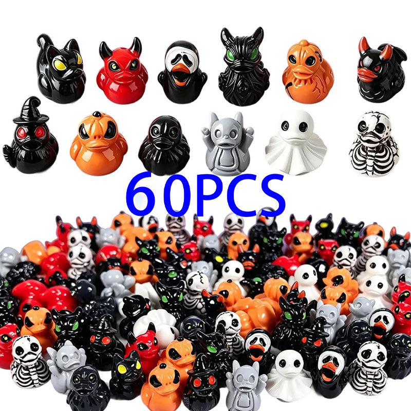Mini Halloween Devil Duck Decor