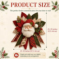 ⏳ Last Day 49% OFF – 🎅 Beginner-Friendly Oversized Santa Patchwork Door Hanger Sewing Kit | Complete Kit with All Tools & Step-by-Step Guide Included 💕