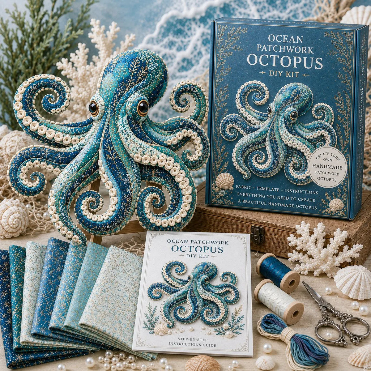 🌊Ocean Patchwork DIY Kit