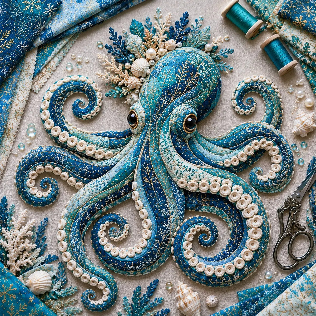 🌊Ocean Patchwork DIY Kit
