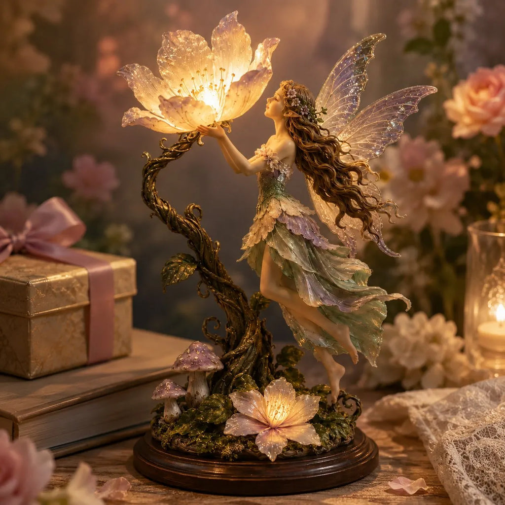 🌙 ✨ Fairy Flower Night Light – Modern Decorative LED Lamp For Cozy Home Space
