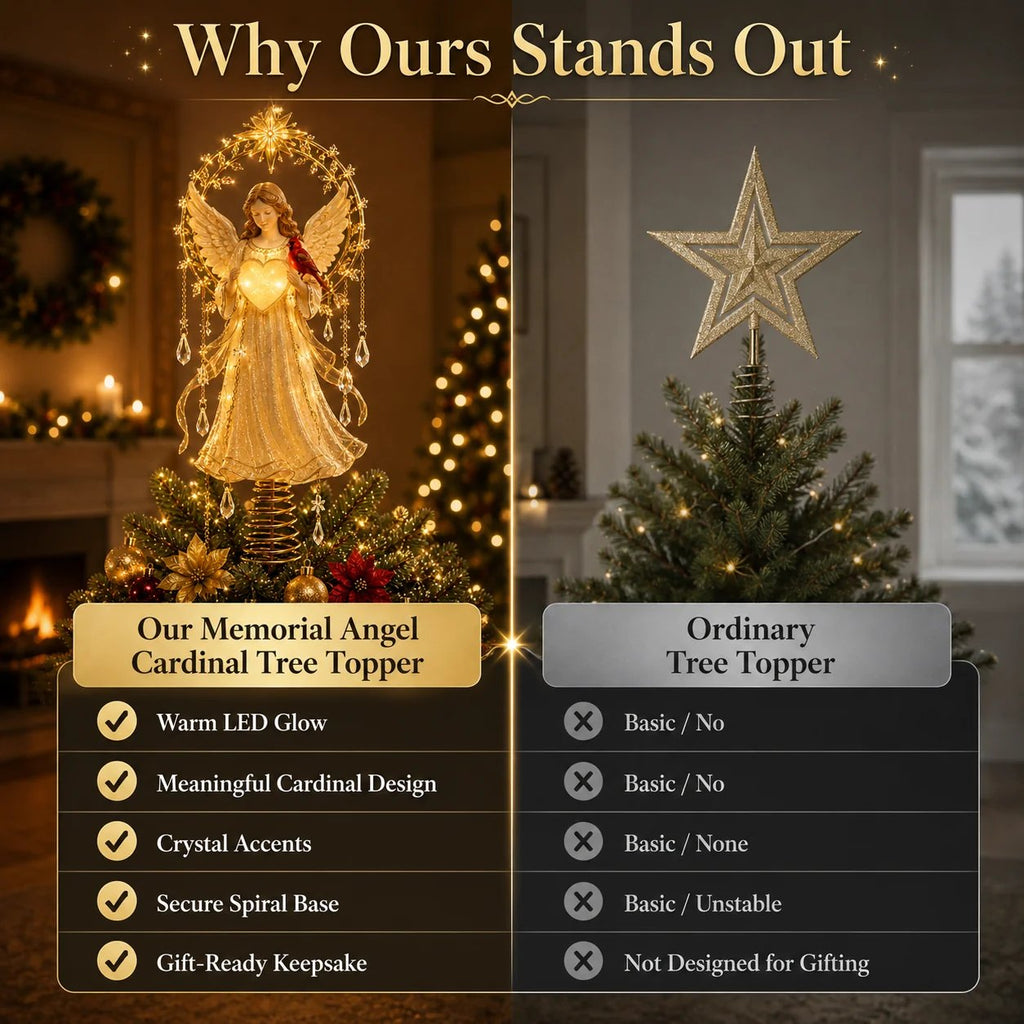 🎄Meaningful Christmas Tree Topper CollectionTM – Lighted Holiday Keepsakes