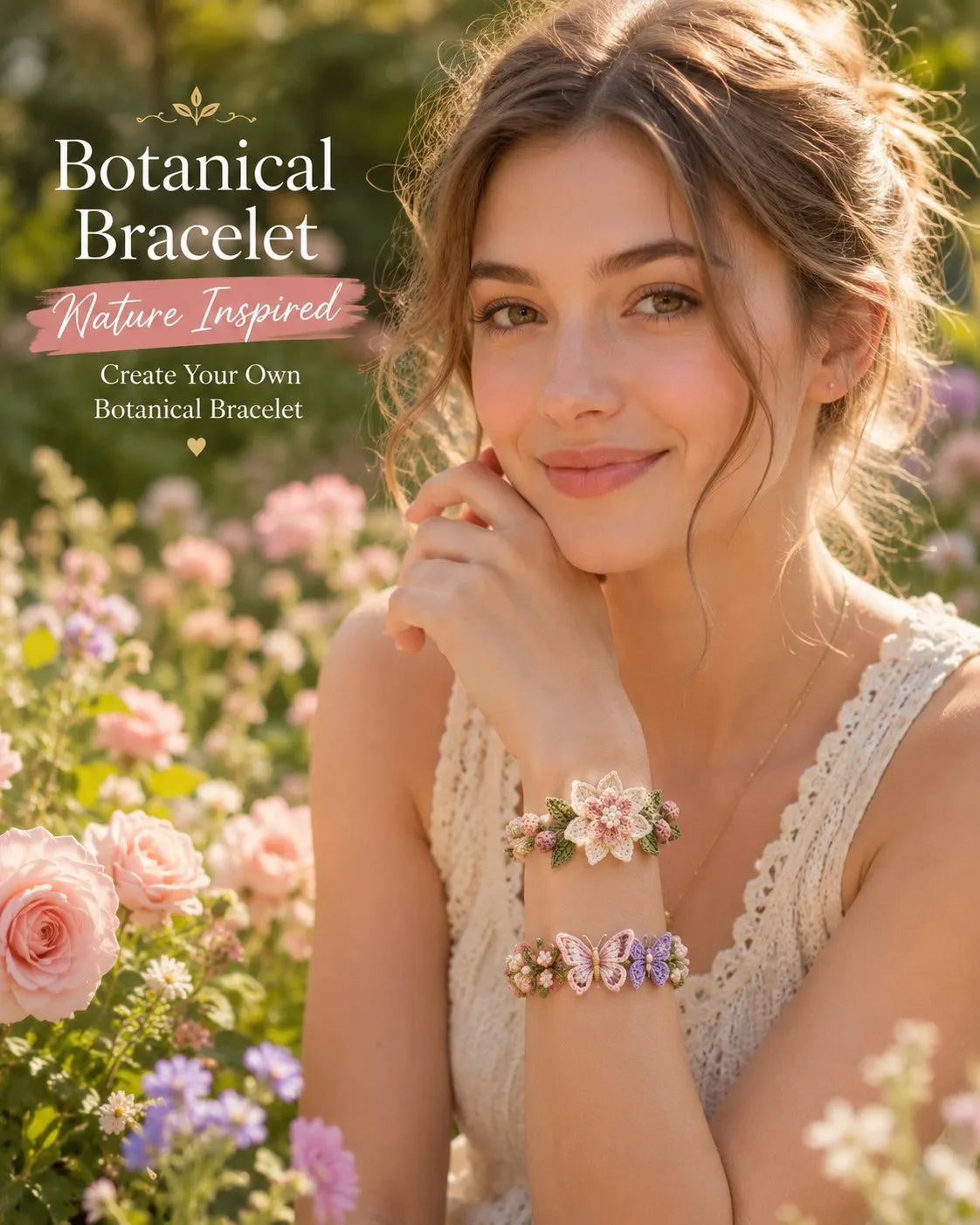 DIY Nature-Inspired Crochet Bracelet Kit