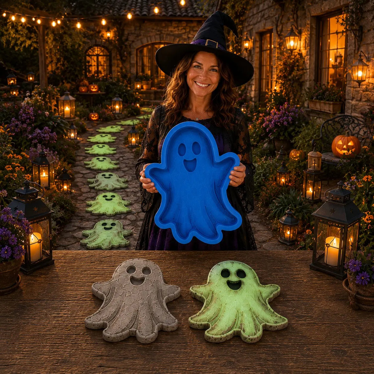 💥 LAST DAY 49% OFF - 🎃 Reusable Pumpkin Garden Stepping Stone Mold – Make Your Halloween Garden Truly One of a Kind (📦Buy 2 Free Shipping)