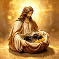 Handmade Jesus Storage Bowl