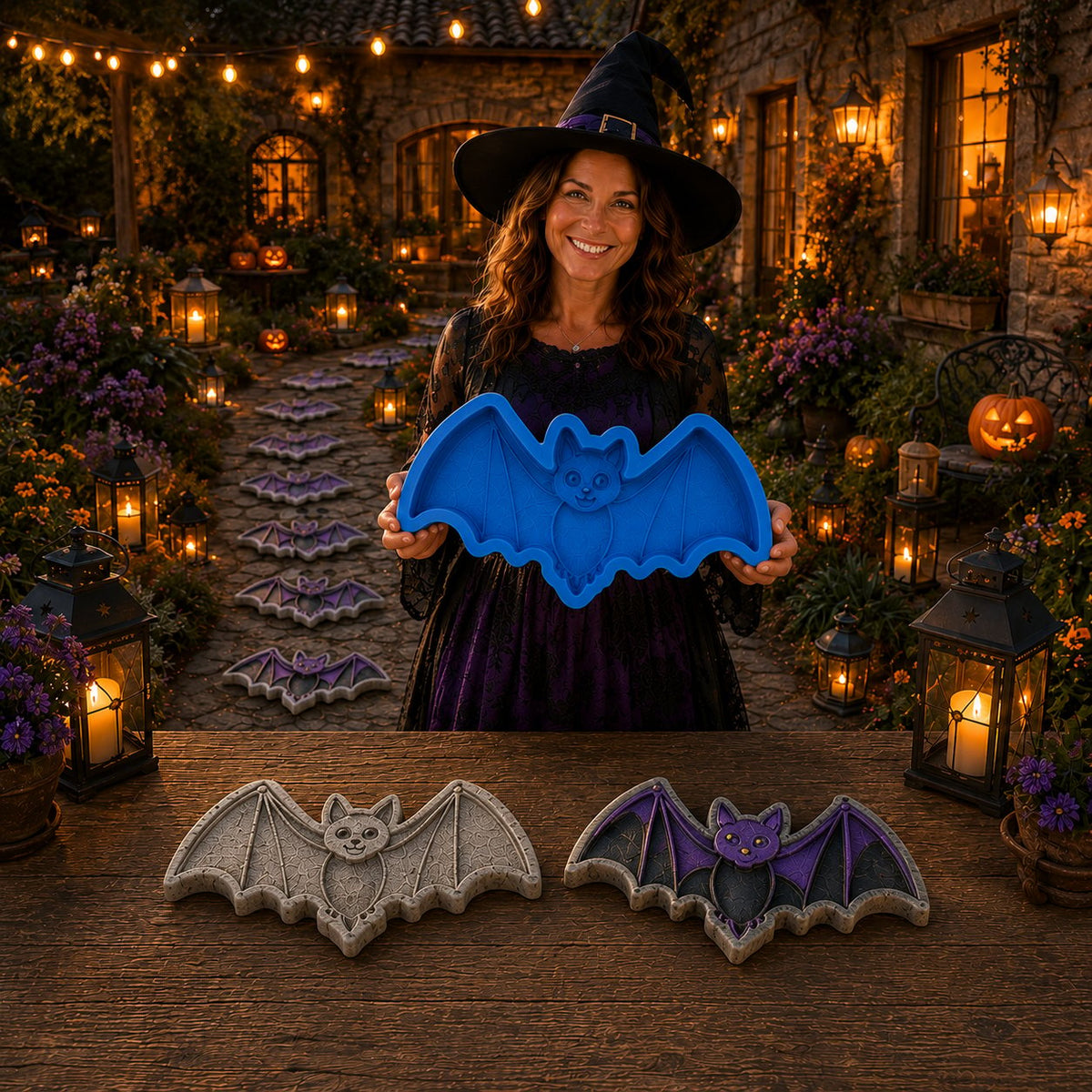 💥 LAST DAY 49% OFF - 🎃 Reusable Pumpkin Garden Stepping Stone Mold – Make Your Halloween Garden Truly One of a Kind (📦Buy 2 Free Shipping)