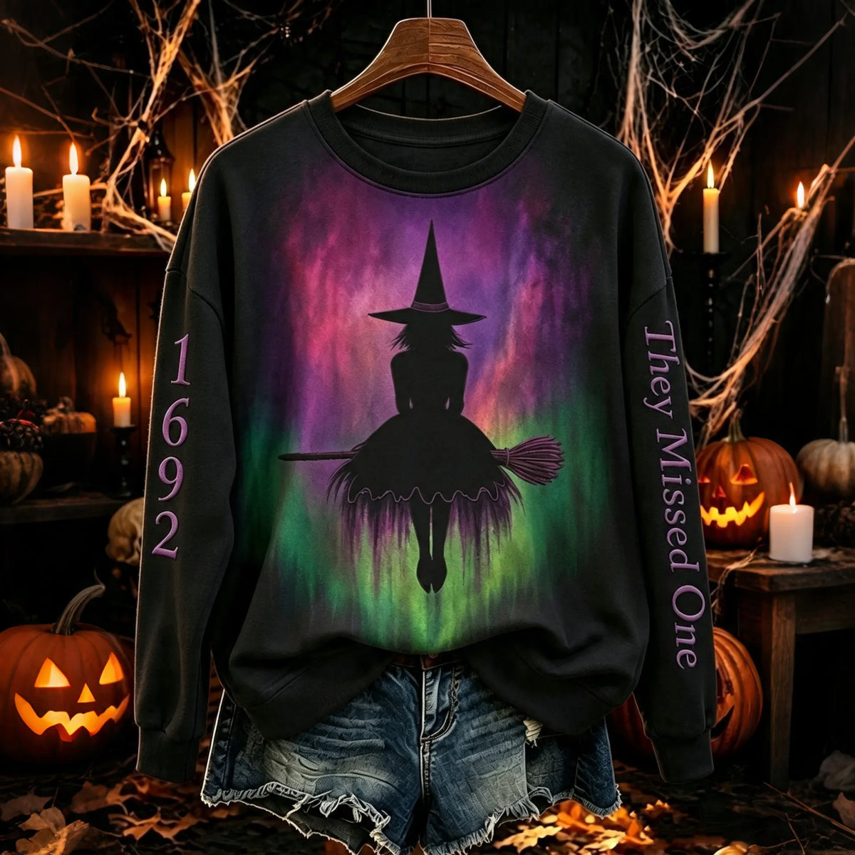 1692 They Missed One Halloween Women's Crew Neck Sweatshirt