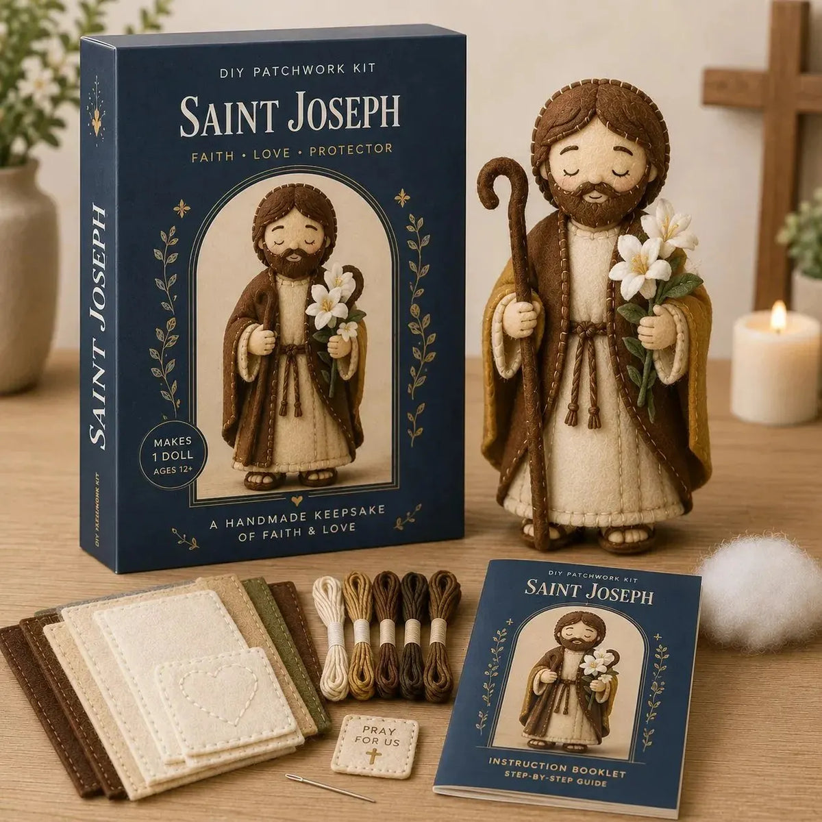 🔥HOT SALE🔥LAST DAY 50% OFF - ✝️ Faith & Blessings DIY Patchwork Kit