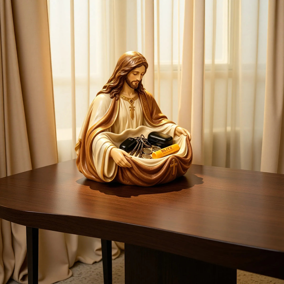 Handmade Jesus Storage Bowl