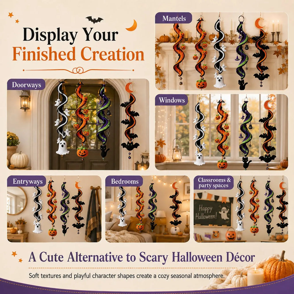 🔥Last Day 50% OFF - 🎃 Enchanted Halloween Crochet Spiral DIY Kit - Buy 2 Get Free Shipping