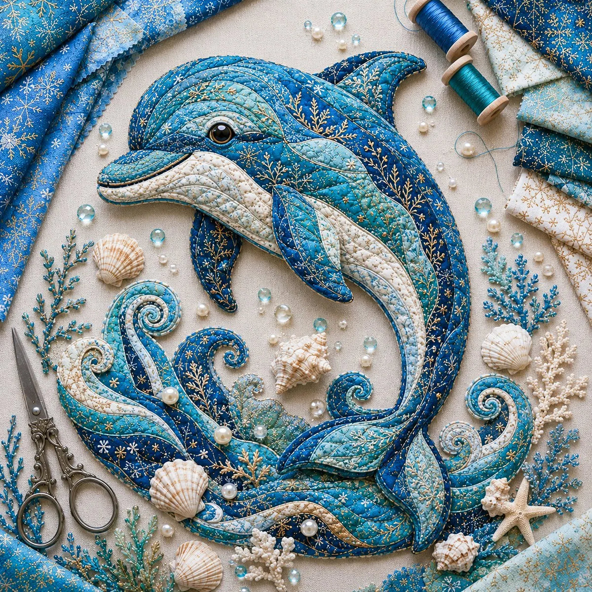 🌊Ocean Patchwork DIY Kit
