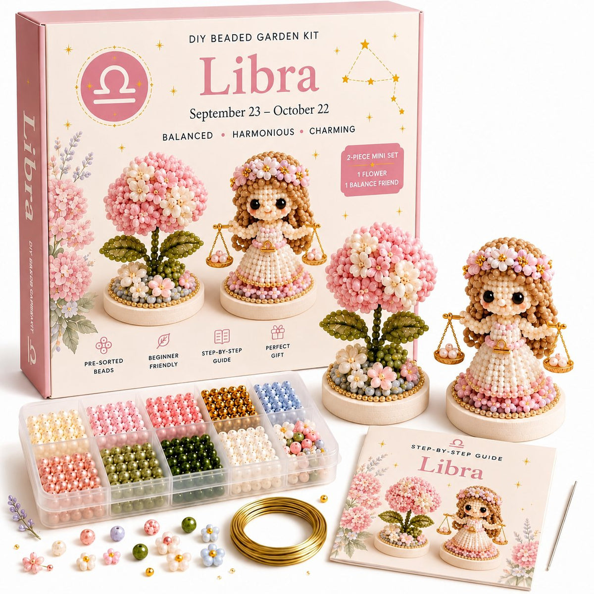 12 Zodiac Signs DIY Beaded Garden Craft Kit