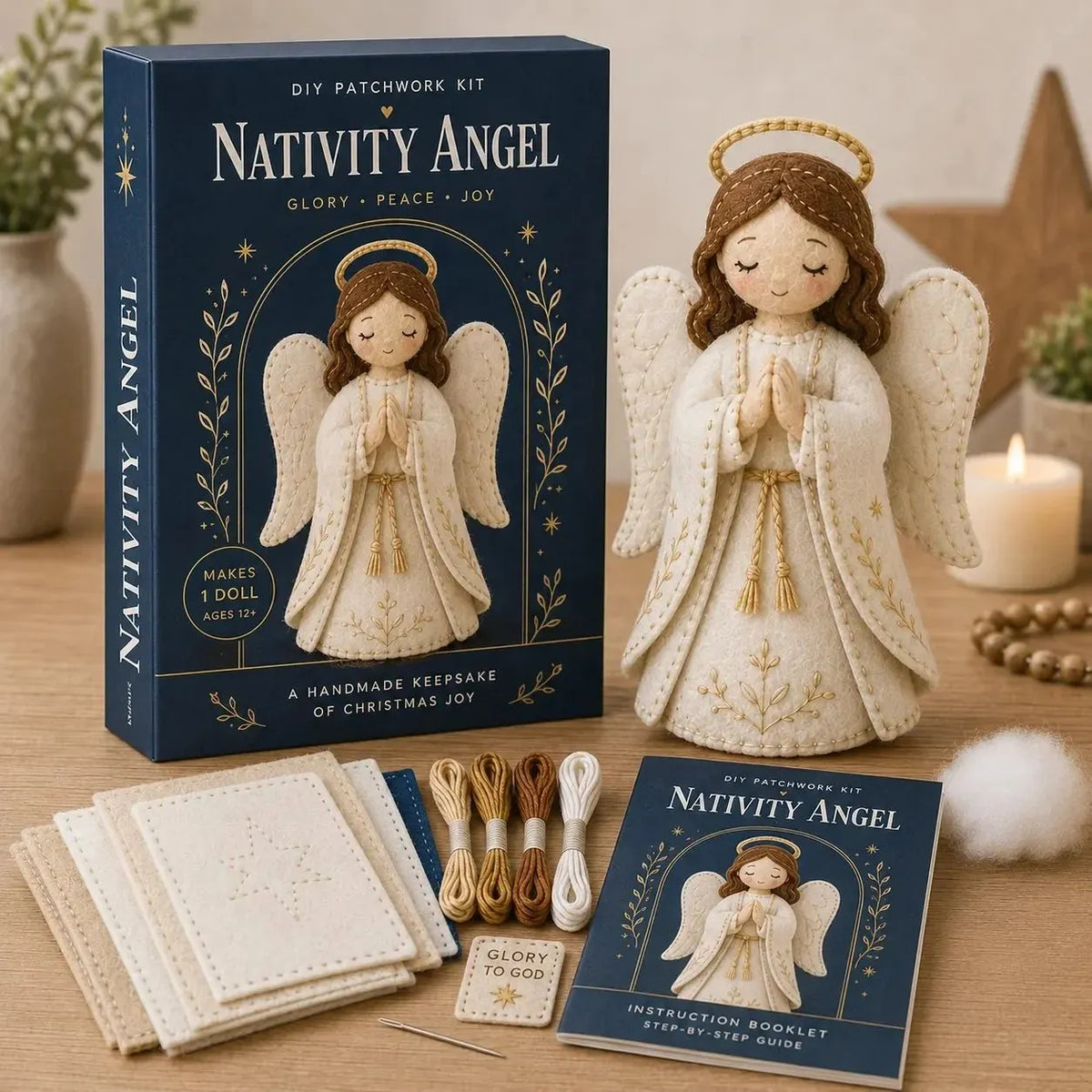 🔥HOT SALE🔥LAST DAY 50% OFF - ✝️ Faith & Blessings DIY Patchwork Kit