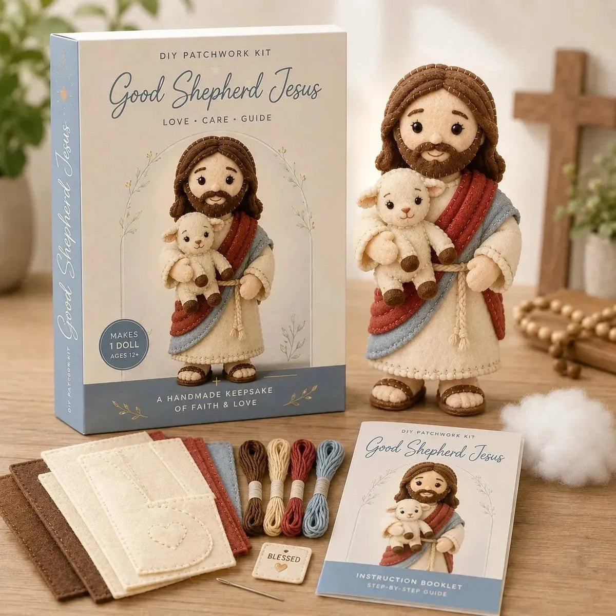 🔥HOT SALE🔥LAST DAY 50% OFF - ✝️ Faith & Blessings DIY Patchwork Kit