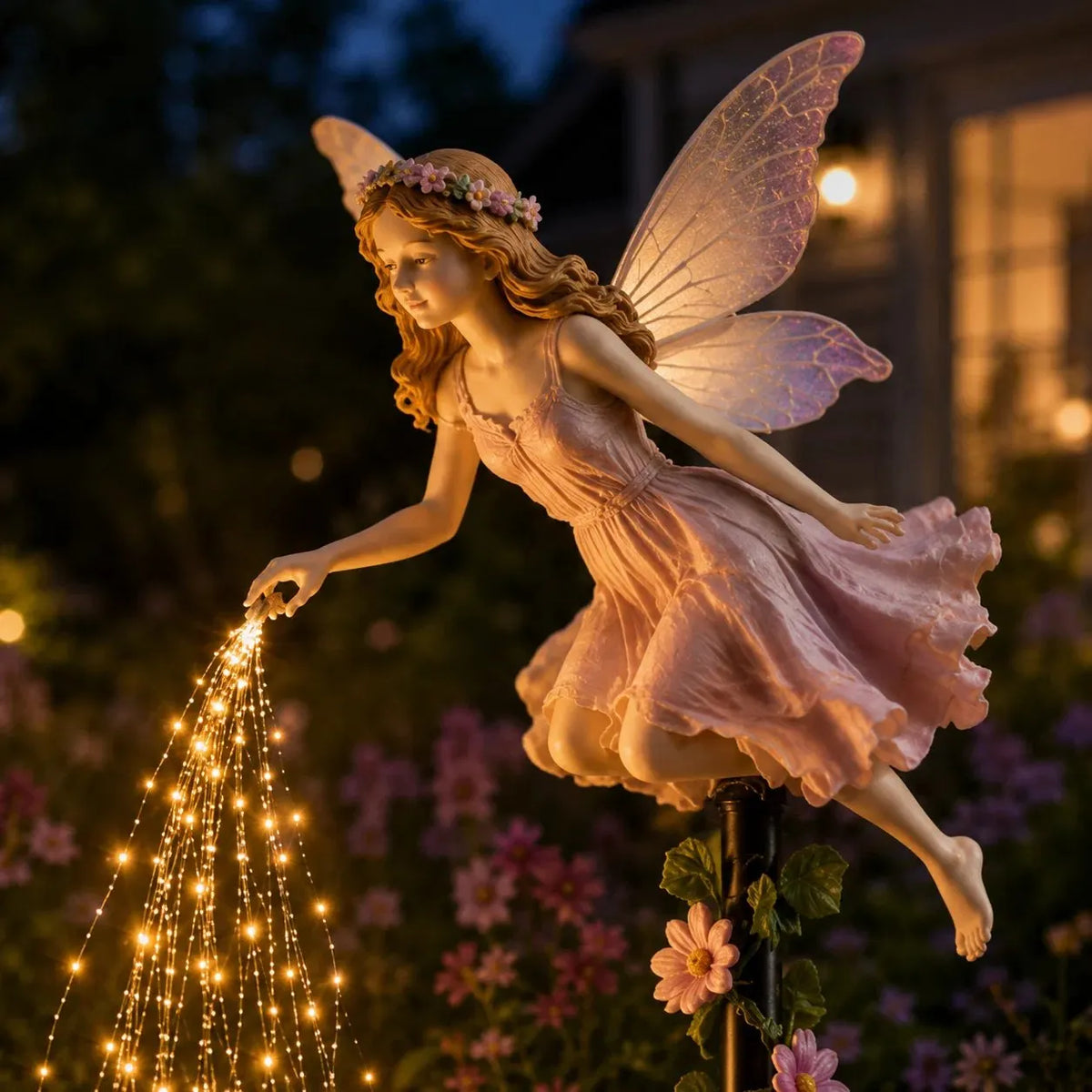 🌸🔥Today 49% OFF🧚‍♀️Fairy Sprinkling Magic Dust Garden Light